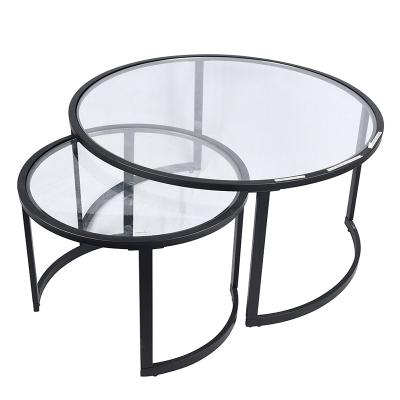 China Nordic Nordic coffee table coffee table living room side table for coffee glass 2 for sale