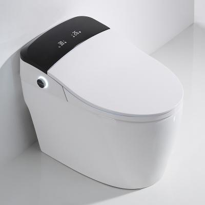 China Double-Flow Fashion S Trap Stream Electric Flip Smart Bidet Wc Intelligent Remote Automatic Toilet for sale