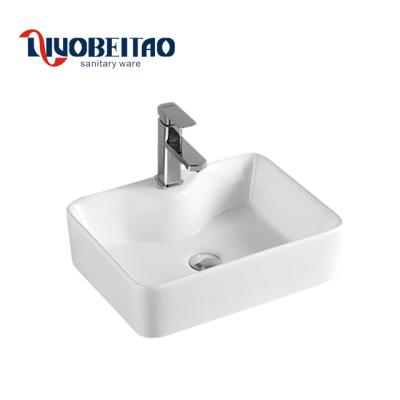 China Modern Popular Square Bathroom Basin Sink For Hand Washing for sale