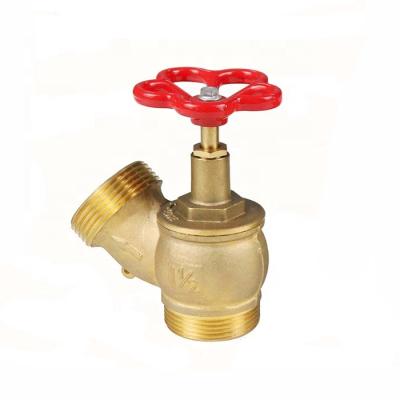 China 1.5 inch landing brass valve for sale