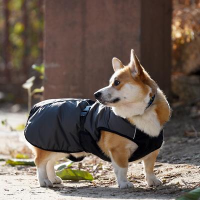 China High Qualitys Sustainable Pet Clothes Fleece Coat British Style Winter Jacket Windproof Warm Dogs for sale