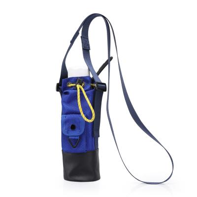 China Travel Water Bottle Holder Water Bottle Carrier Holder Sling Waterproof Hike Bag With Shoulder Water Bottle Bag for sale