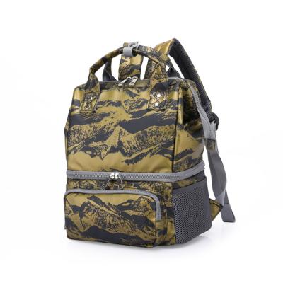 China Wholesale Water Resistant Baby Bags For Mothers Customize Outdoor Travel Baby Foldable Backpack Large Diaper Bag for sale