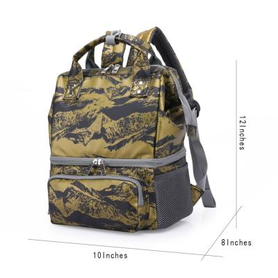 China Hot Selling Water Resistant Amazon Travel Baby Nappy Diaper Bag Backpack Foldable Mummy Portable Bags for sale