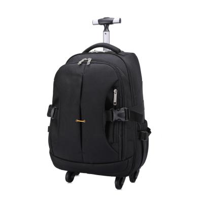 China Custom outdoor luxury logo waterproof travel bag anti-theft men backpack laggage bag travel luggage trolley bag for sale