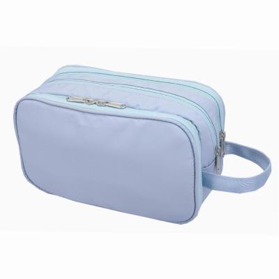 China Hot Selling Vanity Bag Vanity Case Logo Toiletry Bag Light Custom Pink Cosmetic Makeup Bag Cosmetic for sale