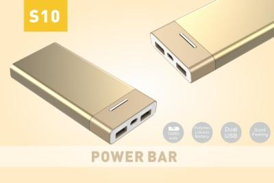 China Universal Dual USB Output Portable Power Bank 10000mah For Smartphone for sale