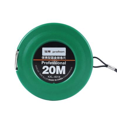 China Good Quality Eco-friendly Tape Measure, Round Steel Rulers, 5/10/15/20/30 Meter, Round Disc Ruler for sale