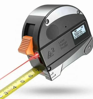 China Cheapest ABS+Electronic Components Good Quality Laser Distance 40m Infrared Laser Range Finder Tape Measure for sale