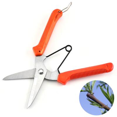 China Non-slip Grip Handle Stainless Steel Garden Scissors Pruning Tree Branch Shears Fruit Tree Pruning Garden Tools for sale