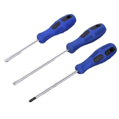 China Household Tool Screwdriver, Massage Handle, Cross Dual Function Screwdriver, Multi-Specifications 45# Steel Clad Rubber Handle Single Screwdriver for sale