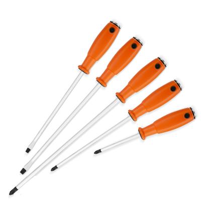 China Factory Direct Sale Durable Orange Handle Screwdriver Phillips Chrome Vanadium Steel Screwdriver Manual With Magnetic Screwdriver for sale