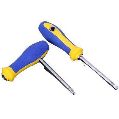 China Comfort Grip Multifunctional Screwdriver 4' Phillips Slotted Gun Screwdriver for sale