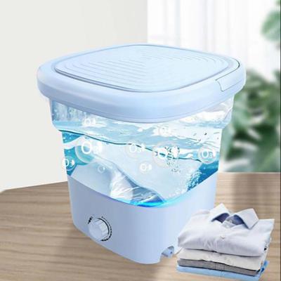 China Magic Folding Mini Semi-automatic Washer Portable Washing Machine for sale