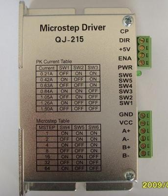 China Unipolar / Bipolar Hybrid Analog Stepper Motor Driver For Nema Motor Silver Color for sale