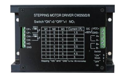 Κίνα CNC Microstepping υβριδικός Stepper οδηγός μηχανών για τη μηχανή χάραξης 20 ~ 60V προς πώληση