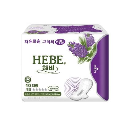 China Super Herbal 330mm Overnight Anion Sanitary Napkins Side-gathering for sale