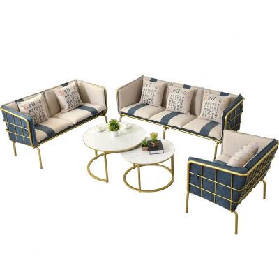 China Fashion High Quality Sofa Set Fabric Metal Frame (The Other) Factory Direct Selling Adjustable Sectional Sofa Furniture Living Room Sofa Set for sale