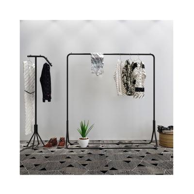 China Wholesale Cheap Modern Simple Coat Rack Fashion Clothing Store Metal Display Coat Rack Floor Clothes (Others)Adjustable Rack for sale