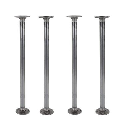 China Simple and practical metal iron tripod table legs trapezoidal support customized contemporary table desk for sale