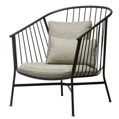 China Modern Nordic Simple Simple Iron Leisure Chair Designer Living Room Chair Lazy Sofa for sale