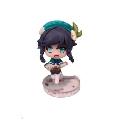 China Mini Q Version ABS 3cm Peripheral Ornament Character Ornaments Genshin Impact Game Characters Action Anime Figure Toys For Children for sale