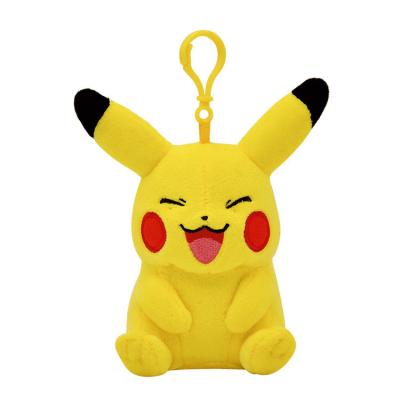 China Cute Bag Decoration 12cm Push Monday Anime Wobbuffet Psyduck Charmander Pichu Stuffed Plush Keychains Decoration Toys For Kids Adult Gifts for sale