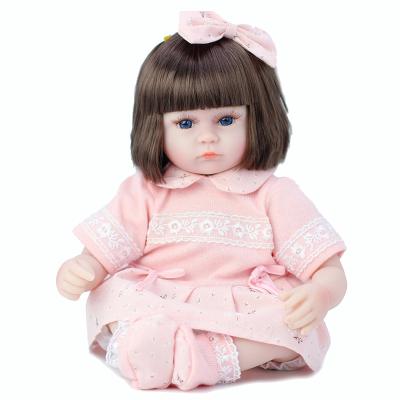 China Mini Vinyl Sleep Comfort Rebirth Reborn Baby Doll Lifelike Simulation 42cm - Doll Toys Look Like Real Doll For Girls for sale