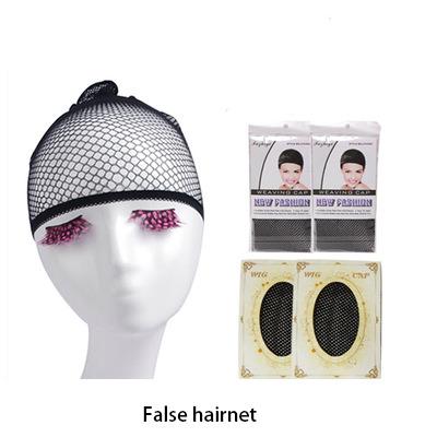 China Headwear Black Breathable Thin Skin Nylon Mesh Dome Elastic Stretch Spandex Hairnet For Making Fake Hairnet Tool for sale