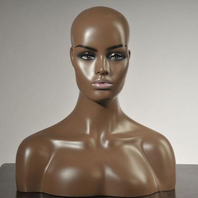 China With Wig Head Mannequin For Display Training Mannequin Wig Head Realistic Mannequins Female Head With Shoulders for sale