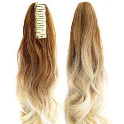 China Brazilian Virgin Hair Clip In Ponytail Claw Clip Wrap Human Hair Ponytail Extension for sale