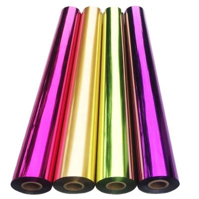 China FABRICS applicable to fabric industry wash quality hot stamping textile foil metallic transfer foil for fabric for sale