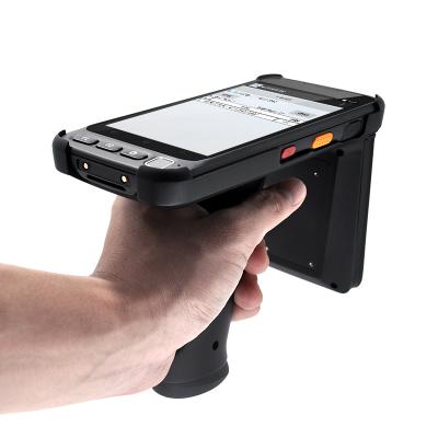 China Handheld Industrial Data Collector Barcode Scanner PDAs Android Rugged Dual Sim Smartphone Terminal Pda for sale