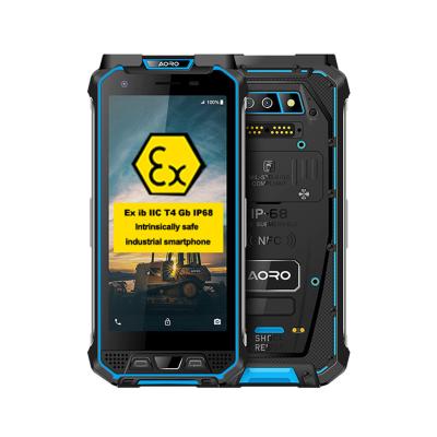 China 3G Ip68 Android Mobile Phones Rugged Zone 2 Exproof Atex Smartphone Intrinsically Safe Atex Explosive Proof Explosive Waterproof for sale