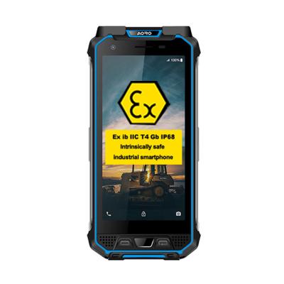 China 3G Intrinsically Safe Explosive Rugged Atex Waterproof Phone OEM Atex Ip68 Rugged Lte Zone 2 Mobile Exproof Explosion Smartphone for sale