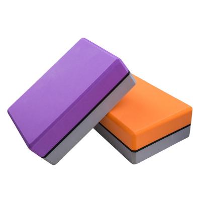 China Wholesale HY Yoga China Yoga Eva Brick Block Double Layer Yoga Block Customized Super Color Block Yoga for sale