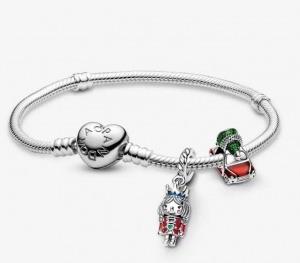 China DIY Lucky Charm Sterling Silver Bracelet Bangle Jewellery Craft Set For Children for sale