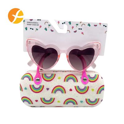 China 2022 Portable Professional China Sunglass Manufacture And Cases Set Kids Children Sunglasses Case For Boys And Girls for sale