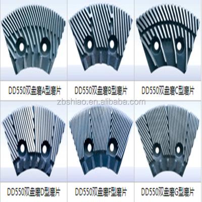 China Used For Paper Pulp Double Disc Refiner Plate For Paper Machinery for sale