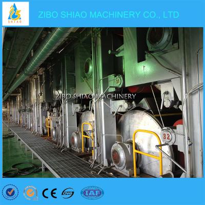 China Fourdrinier duplex paper machine steamroller paper machine for sale 1092mm-2400mm for sale