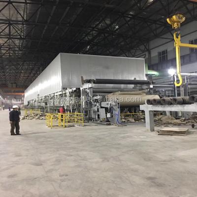 China Model 2500mm Stacked Polycylindrical Double Yarn Wrapping Paper Machine for sale