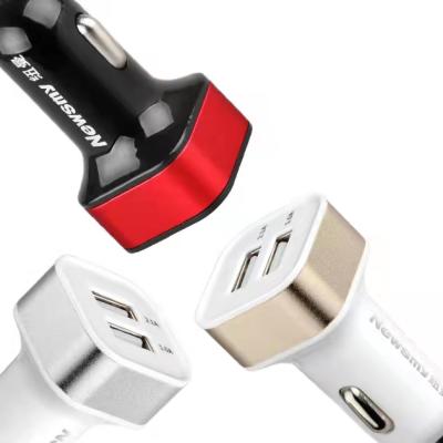 China Dual USB Fast Car Charger ABS Material Body USB Charging Mobile Phone/Ipad/Camera/PDA/MP3 5V/2.1A Output Ports & Mobile Phone Car Charger for sale