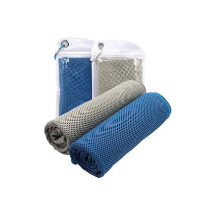 China Great Microfiber Ice Gym Towel Outdoor Activity Compressed Instant Cooling Cooling Work In Hot Weather for sale