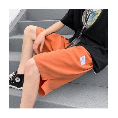 China QUICK DRY Mens Clothing Custom Pants Peach Loose Skin Men Five Point Pants for sale