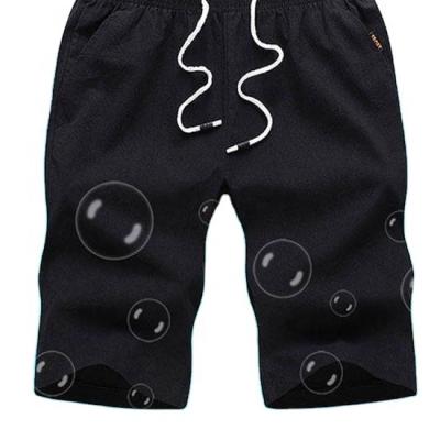 China Factory Direct Selling Drawstring Pants Men's Five-Point Pants Breathable Design Men's Five-Point Pants Slim Waistless Casual Shorts for sale