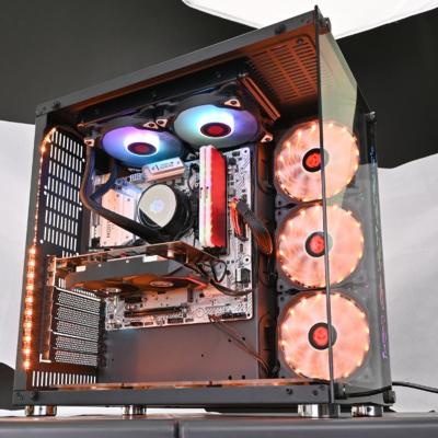 China 2021 Cool Popular Desktop PC Full Tower ATX Gaming Computer Case With Best Quality for sale