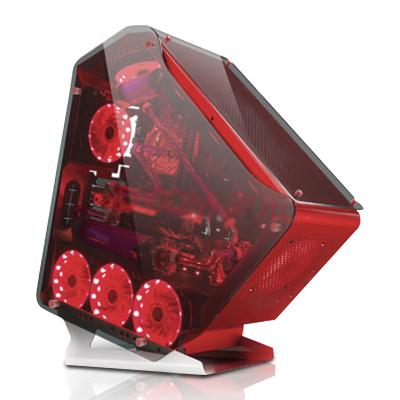 China Full Glass Monster ATX / M-ATX PC Computer Desktop Case for sale