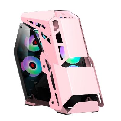 China 2021 Desktop New Arrive Hot-selling OEM Monster M-ATX PC Computer Gaming Case for sale