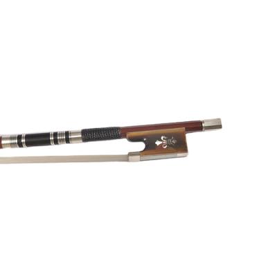 China High Quality 1/10 Violin Best Quality 1/16 1/32 1/64 Handcraft Musical Instrument Accessories Pernambuco Wood Violin Bow for sale