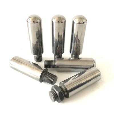 China Custom non-standard threaded non-standard pin alloy tungsten carbide rod pin hard wear-resistant steel shaft for sale